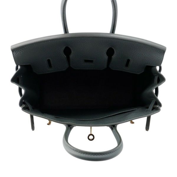 エルメス バーキン25 ヴェールマングローブ/シャンパンゴールド金具 トゴ K刻印 HERMES Birkin ハンドバッグ