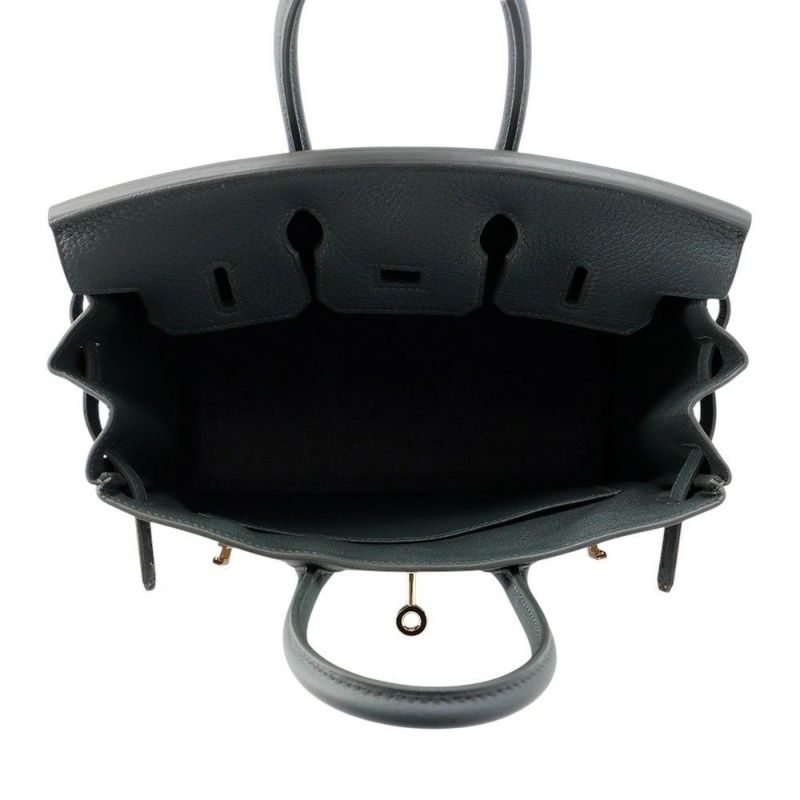 エルメス バーキン25 ヴェールマングローブ/シャンパンゴールド金具 トゴ K刻印 HERMES Birkin ハンドバッグ