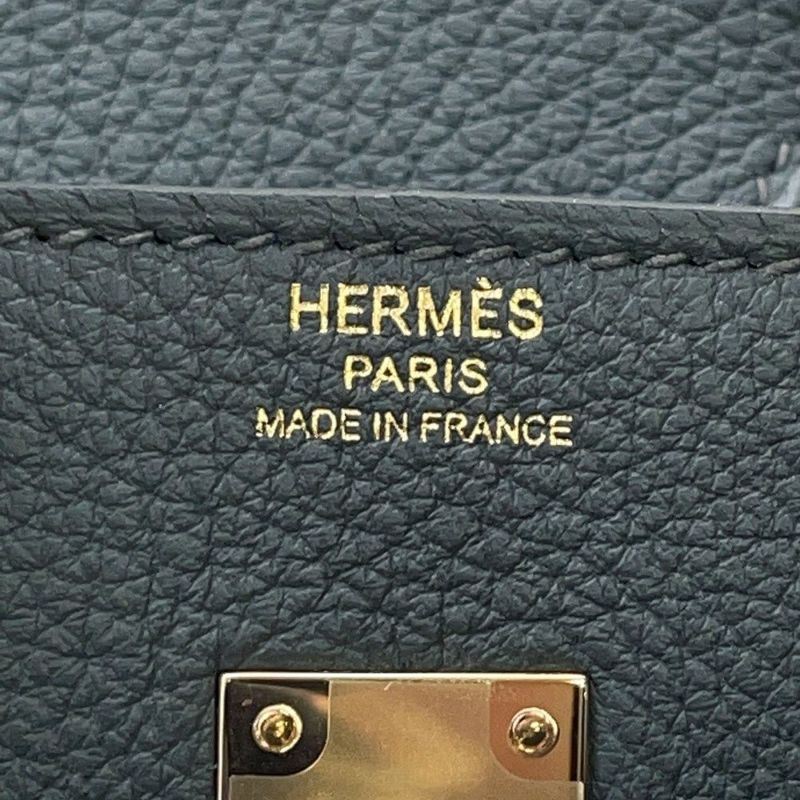 エルメス バーキン25 ヴェールマングローブ/シャンパンゴールド金具 トゴ K刻印 HERMES Birkin ハンドバッグ