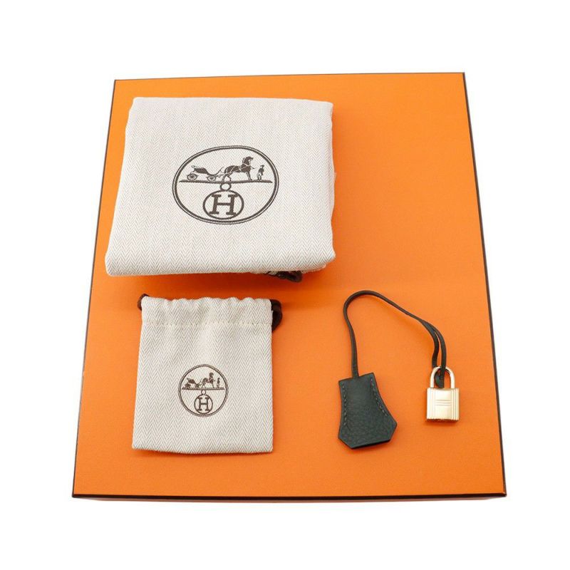 エルメス バーキン25 ヴェールマングローブ/シャンパンゴールド金具 トゴ K刻印 HERMES Birkin ハンドバッグ