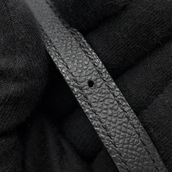 エルメス ショルダーウォレット ナップ トゥーゴー ブラック/シルバー金具 エプソン W刻印 黒