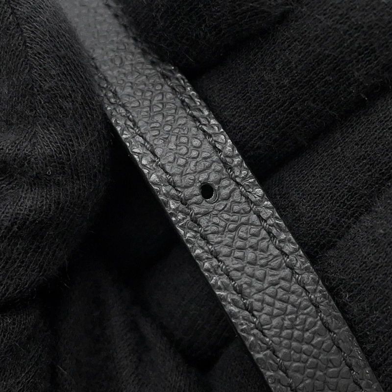 エルメス ショルダーウォレット ナップ トゥーゴー ブラック/シルバー金具 エプソン W刻印 黒