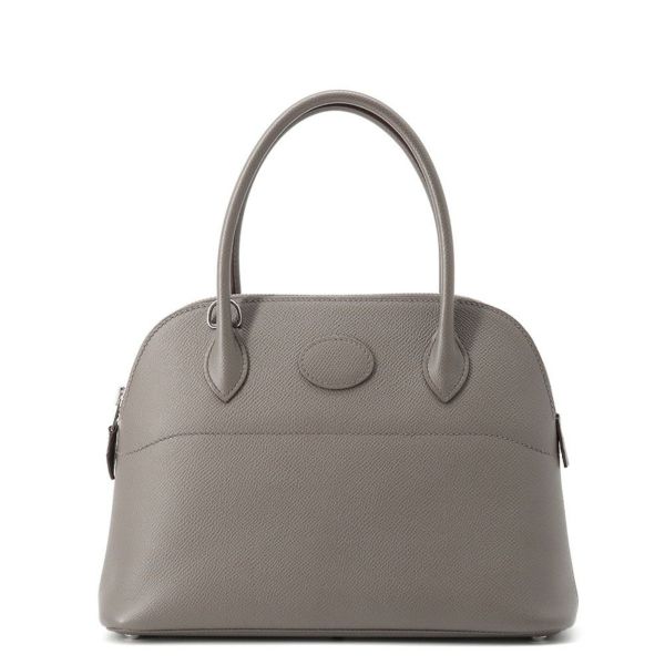 エルメス ハンドバッグ ボリード27 エタン/シルバー金具 エプソン Y刻印 2wayショルダー