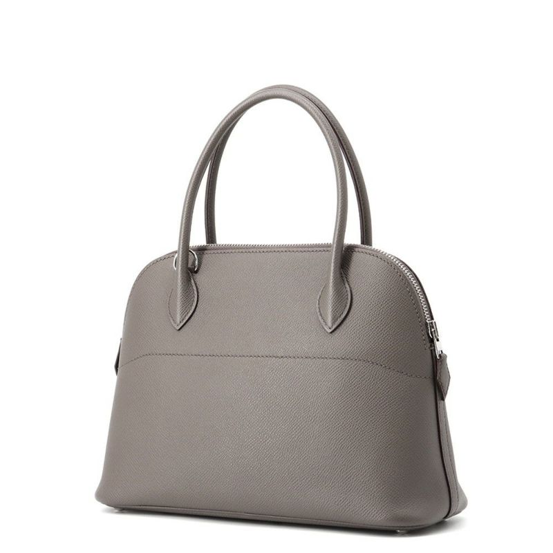 エルメス ハンドバッグ ボリード27 エタン/シルバー金具 エプソン Y刻印 2wayショルダー