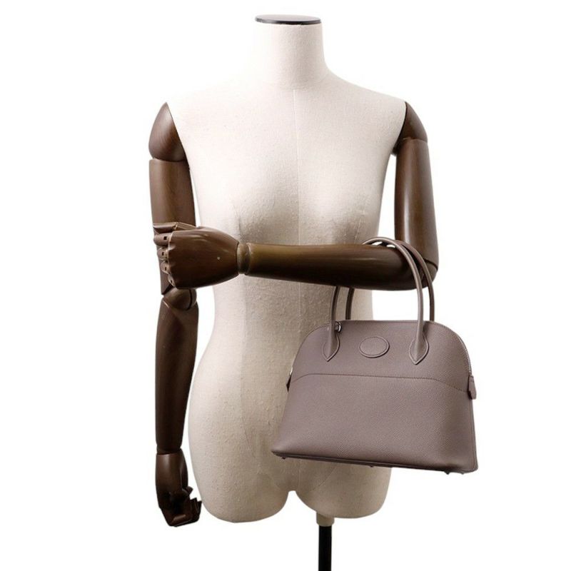 エルメス ハンドバッグ ボリード27 エタン/シルバー金具 エプソン Y刻印 2wayショルダー