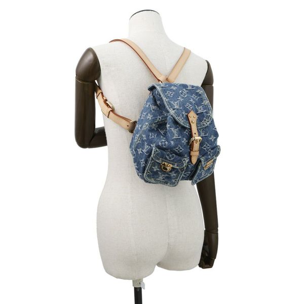 LV 柄 モノグラム デニム バックパック リュック ルイヴィトン リュック モノグラム・デニム サック アド PM M95057