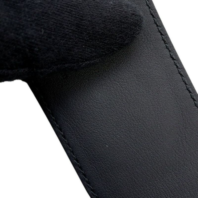 エルメス ショルダーストラップ バンドリエール 刺繍 ブルーインディゴ/ブルーサフィール/ゴールド金具 スイフト B刻印