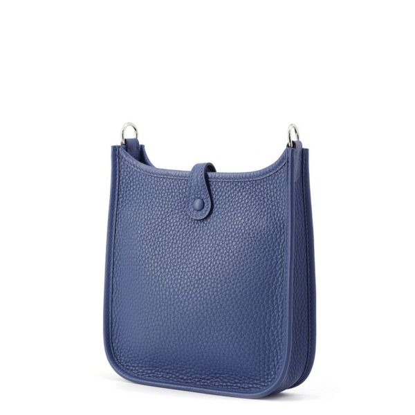 エルメス エブリンTPM 111cm アマゾン ブルータイ/シルバー金具 トリヨンクレマンス K刻印