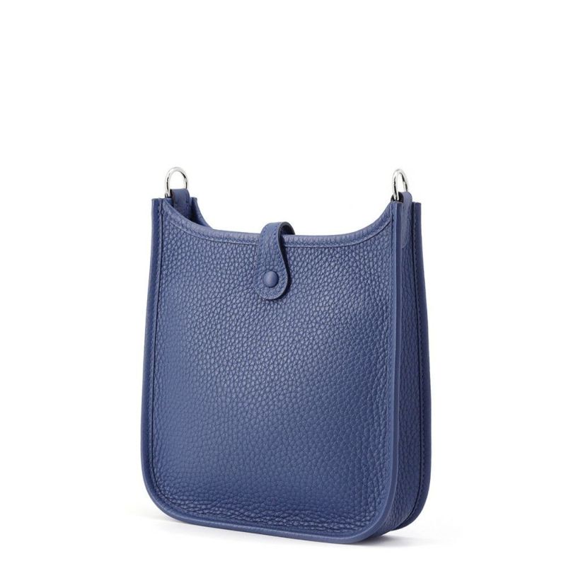 エルメス エブリンTPM 111cm アマゾン ブルータイ/シルバー金具 トリヨンクレマンス K刻印