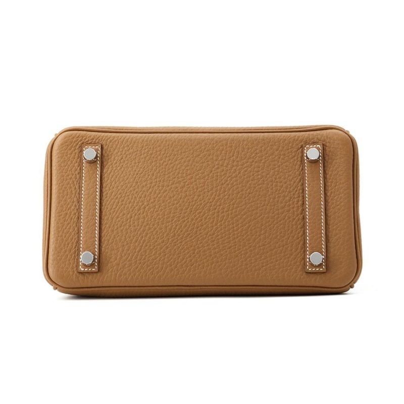 エルメス バーキン25 ゴールド/シルバー金具 トゴ K刻印 HERMES Birkin ハンドバッグ