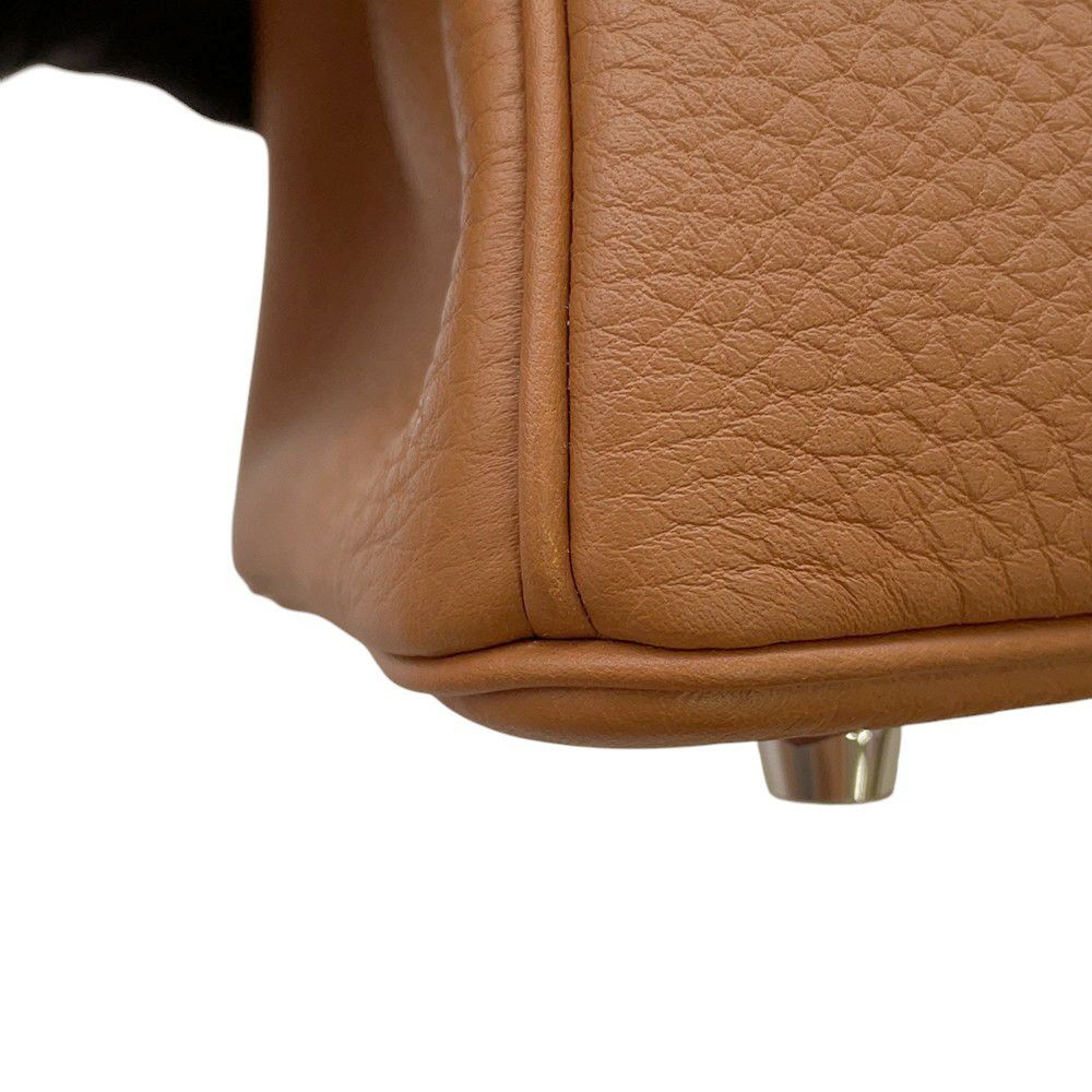 エルメス バーキン25 ゴールド/シルバー金具 トゴ K刻印 HERMES Birkin ハンドバッグ