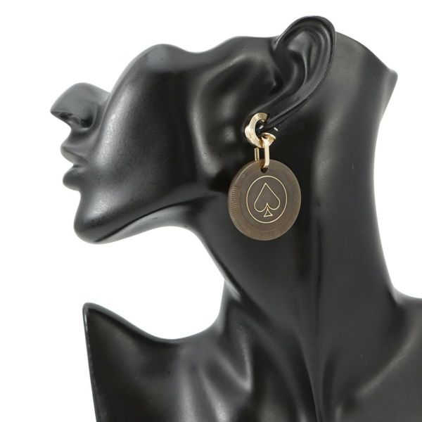 エルメス ピアス フェット・ヴォ・ジュ ラージ GM バッファローホーン/メタル HERMES アクセサリー