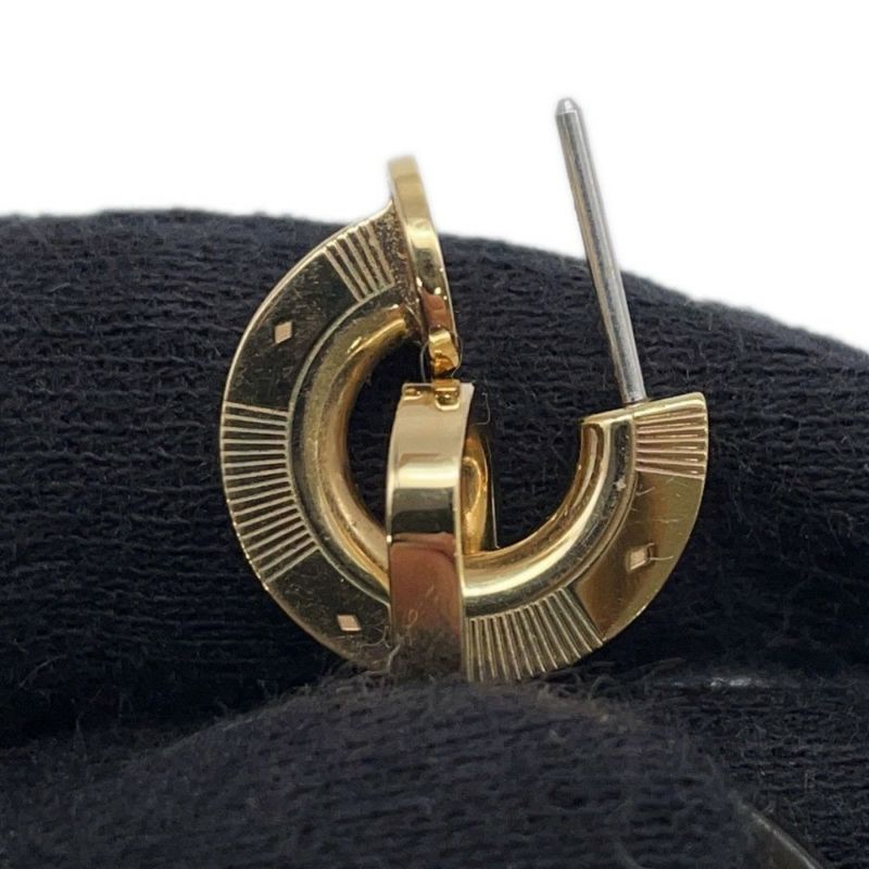 エルメス ピアス フェット・ヴォ・ジュ ラージ GM バッファローホーン/メタル HERMES アクセサリー