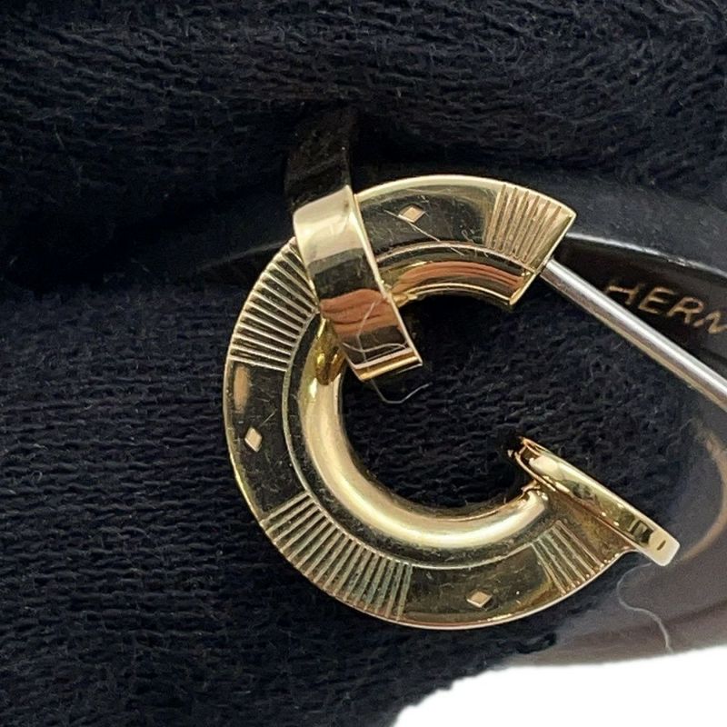 エルメス ピアス フェット・ヴォ・ジュ ラージ GM バッファローホーン/メタル HERMES アクセサリー