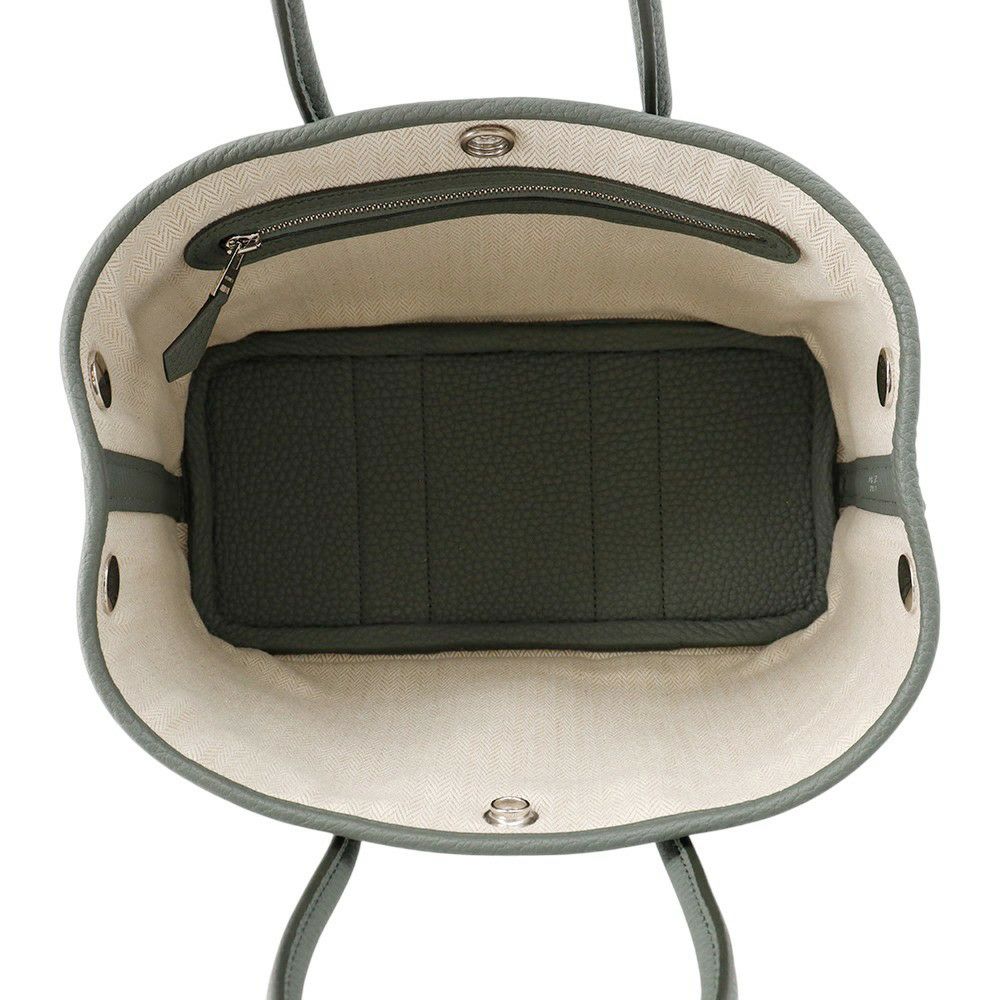 エルメス トートバッグ ネオ・ガーデン 23 ガーデンパーティ ヴェールアマンド/シルバー金具 ネゴンダ K刻印