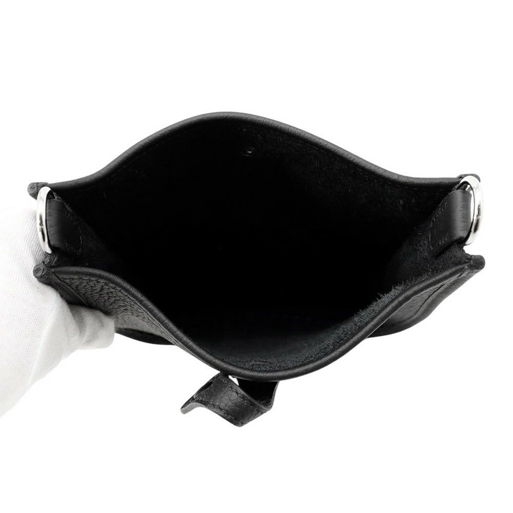 エルメス エブリンTPM 111cm アマゾン ブラック/シルバー金具 トリヨンクレマンス K刻印 黒