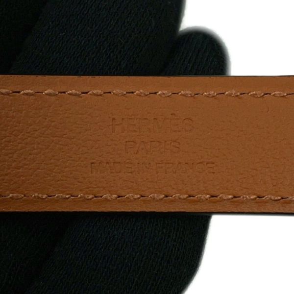 エルメス ケリーベルト18 アルジャン/シルバー金具 シェブルシャムキラ K刻印 HERMES べルト