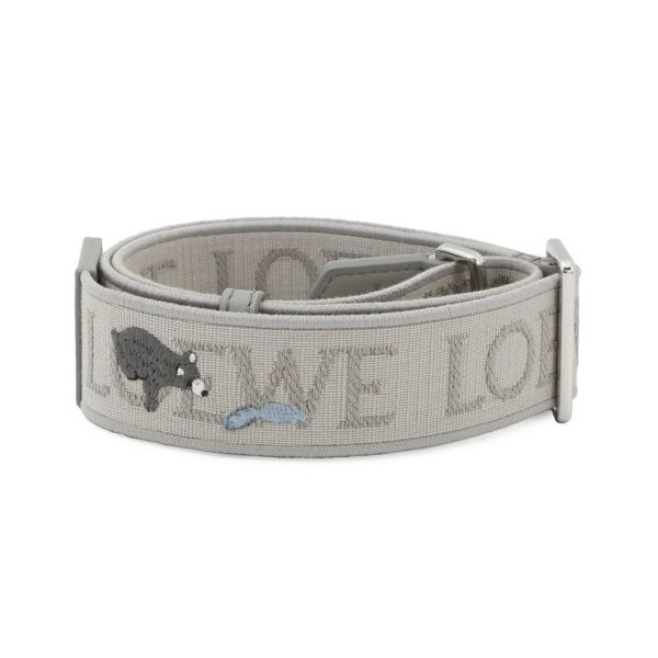 ロエベ ショルダーストラップ アナグラム スナ・フジタコラボ アニマル ジャカード C604T87X27 LOEWE