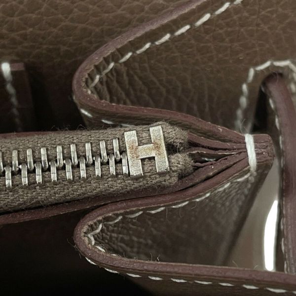 エルメス ケリーウォレット ロング トゥーゴー エトゥープ/シルバー金具 エバーカラー K刻印 財布