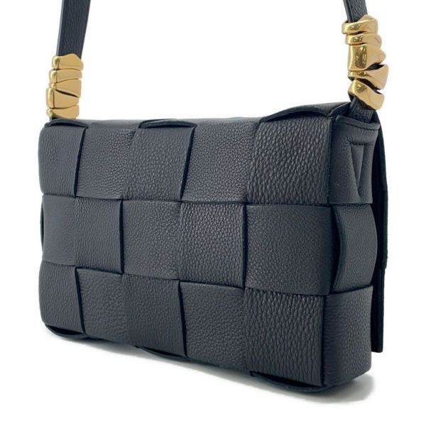 ボッテガヴェネタ ショルダーバッグ カセット ミニ レザー 666870 BOTTEGA VENETA バッグ 黒
