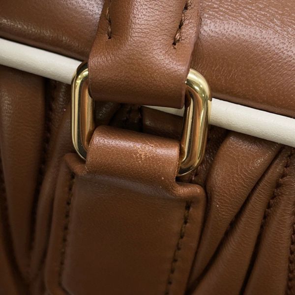 ミュウミュウ ハンドバッグ アルカディ レギュラー レザー 5BB142 Miu Miu 2wayショルダー