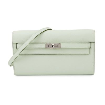 エルメス ケリーウォレット ロング トゥーゴー グリパンタン/ゴールド