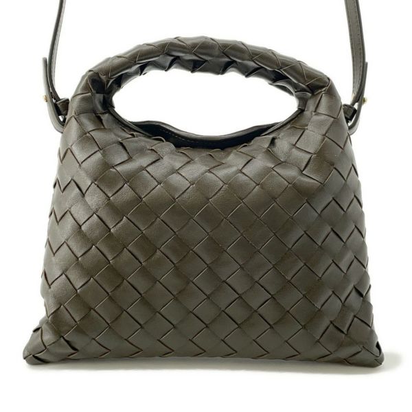 ボッテガヴェネタ ハンドバッグ イントレチャート ミニ ホップ カーフレザー 777586 BOTTEGA VENETA 2way