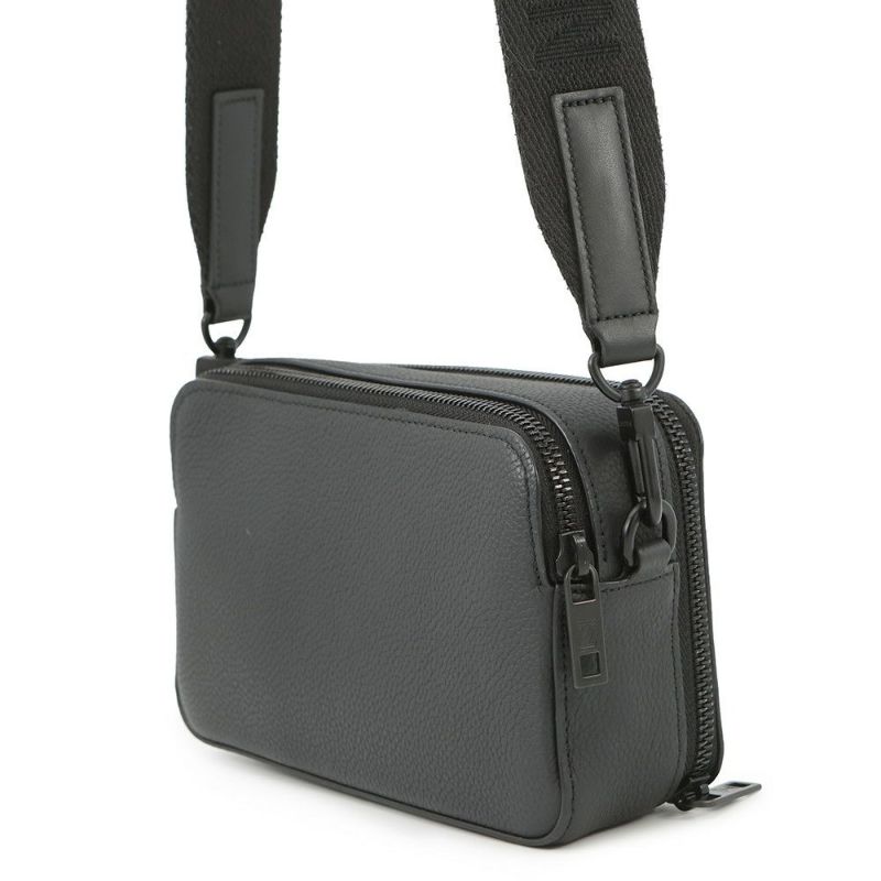 ルイヴィトン ショルダーバッグ グレインカーフレザー アルファ・ウェアラブル ウォレット M59161 LOUIS VUITTON 黒 ブラック