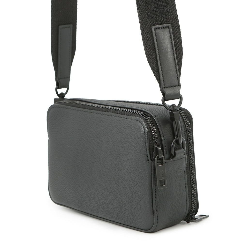 ルイヴィトン ショルダーバッグ グレインカーフレザー アルファ・ウェアラブル ウォレット M59161 LOUIS VUITTON 黒 ブラック