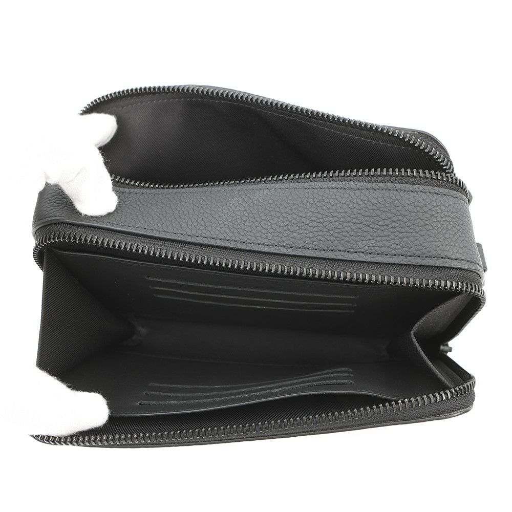 ルイヴィトン ショルダーバッグ グレインカーフレザー アルファ・ウェアラブル ウォレット M59161 LOUIS VUITTON 黒 ブラック