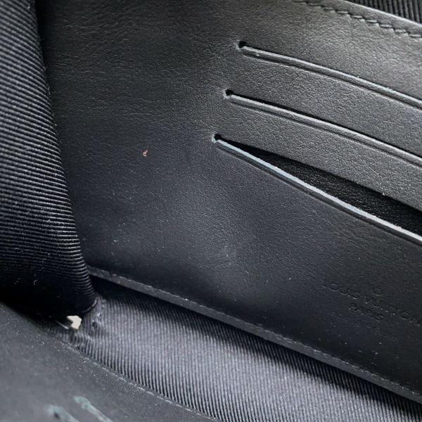 ルイヴィトン ショルダーバッグ グレインカーフレザー アルファ・ウェアラブル ウォレット M59161 LOUIS VUITTON 黒 ブラック