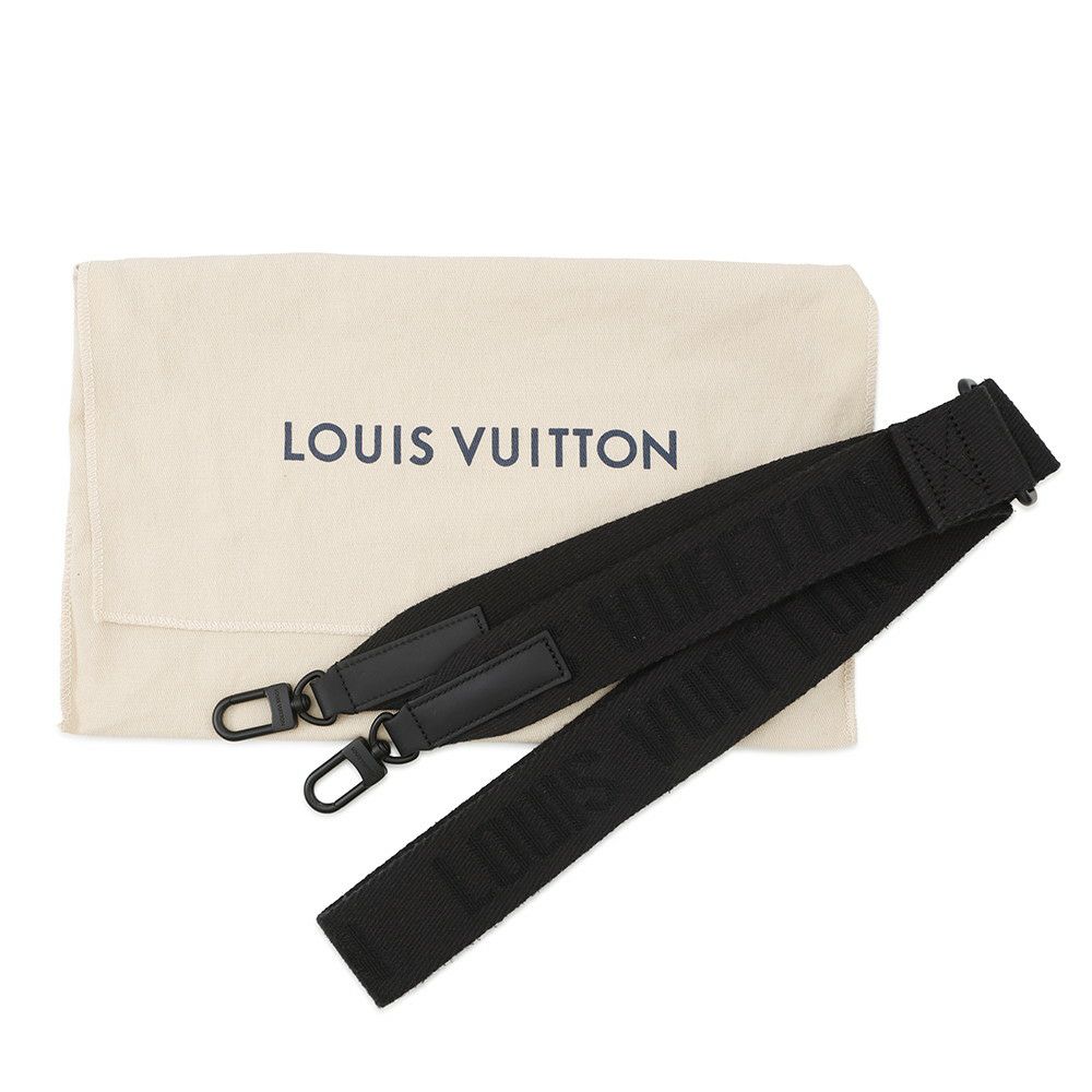ルイヴィトン ショルダーバッグ グレインカーフレザー アルファ・ウェアラブル ウォレット M59161 LOUIS VUITTON 黒 ブラック