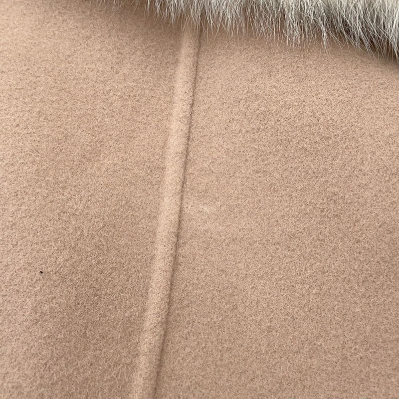 フェンディ コート ジレコート ウール フォックスファー レディースサイズ36 FF8722 FENDI アウター