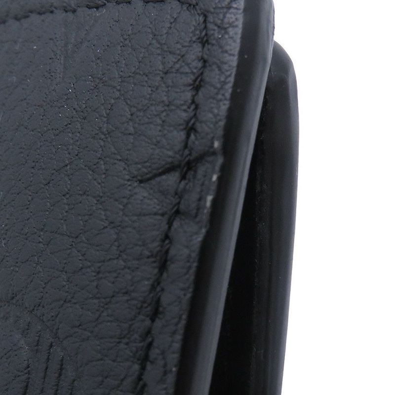 ルイヴィトン 長財布 モノグラム・シャドウ ポルトフォイユ・ブラザ M62900 LOUIS VUITTON ヴィトン 財布 メンズ ブラック 黒