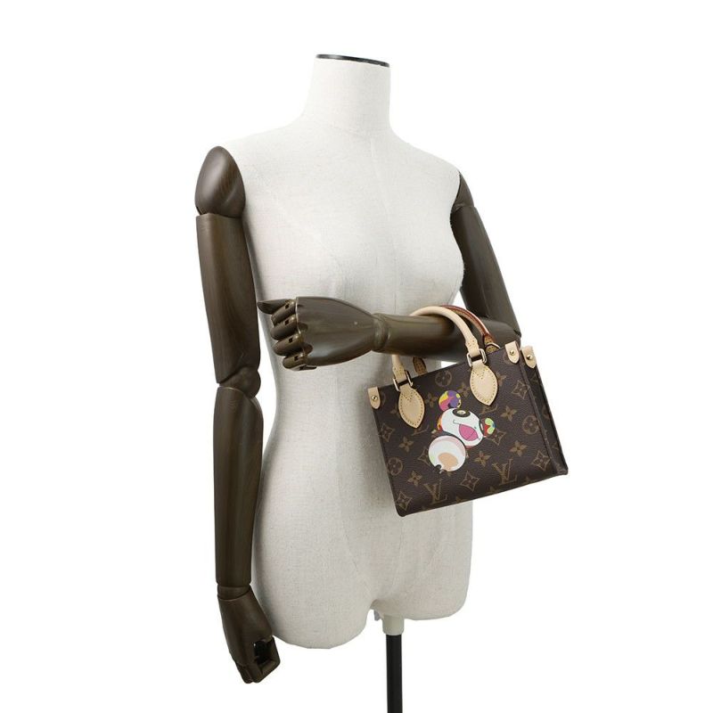 ルイヴィトン ハンドバッグ モノグラム・パンダ LV × TM オンザゴー BB M13668 2way ヴィトン ショルダーバッグ 村上隆
