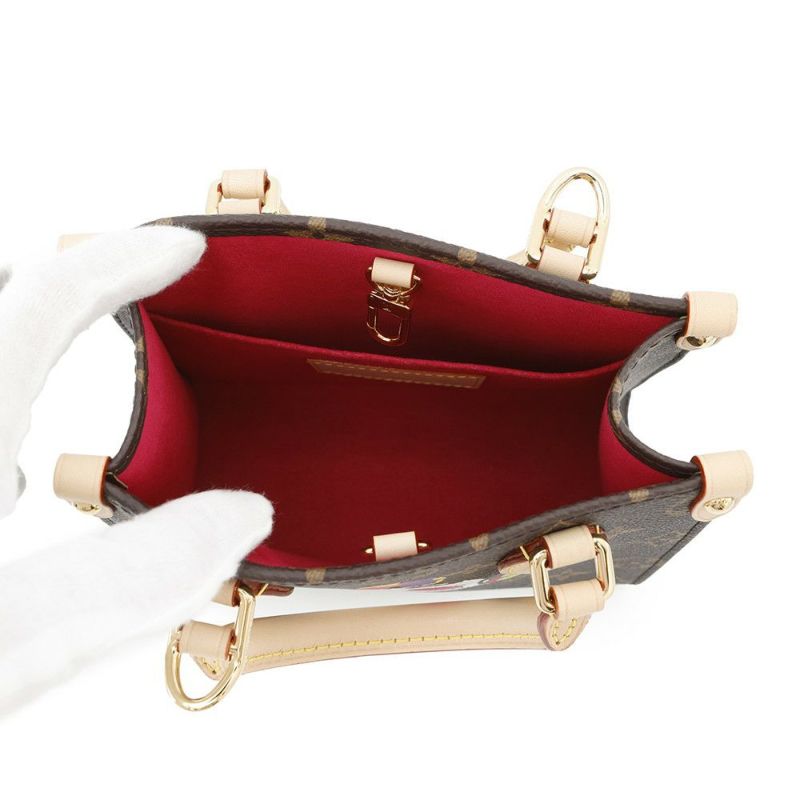 ルイヴィトン ハンドバッグ モノグラム・パンダ LV × TM オンザゴー BB M13668 2way ヴィトン ショルダーバッグ 村上隆