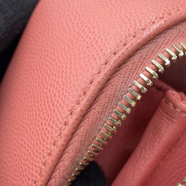 シャネル チェーンショルダーバッグ CCフィリグリー バニティバッグ キャビアスキン A93343 CHANEL