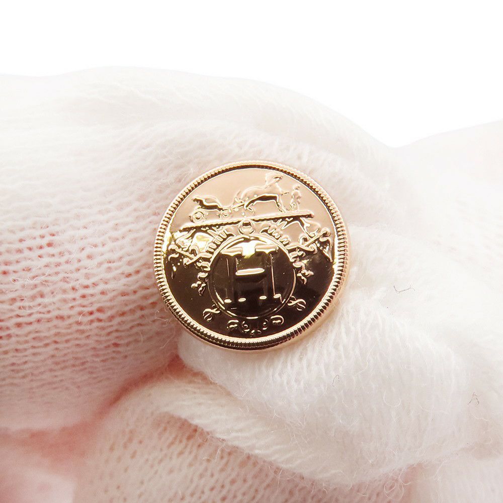 エルメス ピアス エクスリブリス TPM K18PGピンクゴールド HERMES ジュエリー