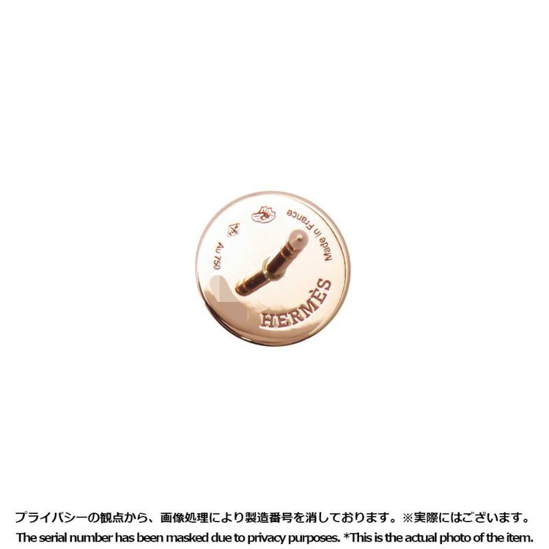 エルメス ピアス エクスリブリス TPM K18PGピンクゴールド HERMES ジュエリー