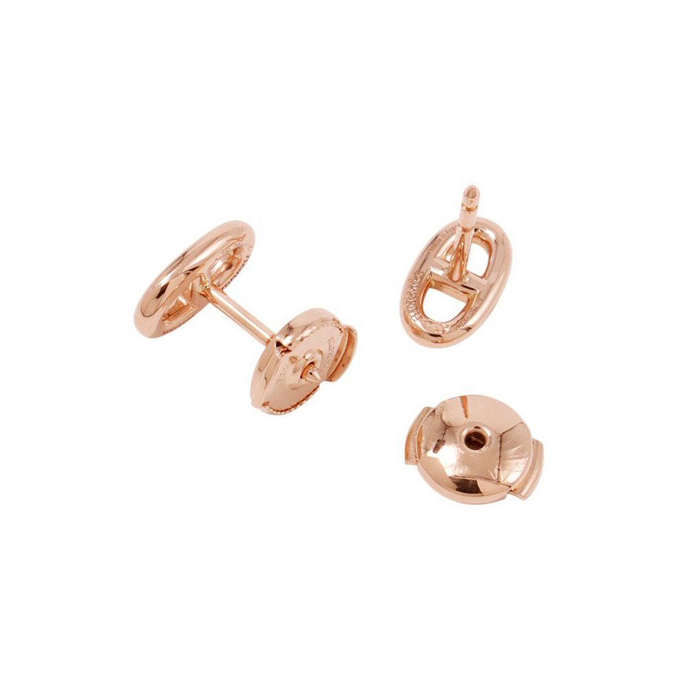 エルメス ピアス シェーヌダンクル ファランドール TPM K18PGピンクゴールド HERMES ジュエリー