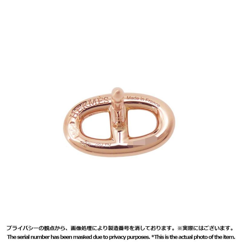 エルメス ピアス シェーヌダンクル ファランドール TPM K18PGピンクゴールド HERMES ジュエリー