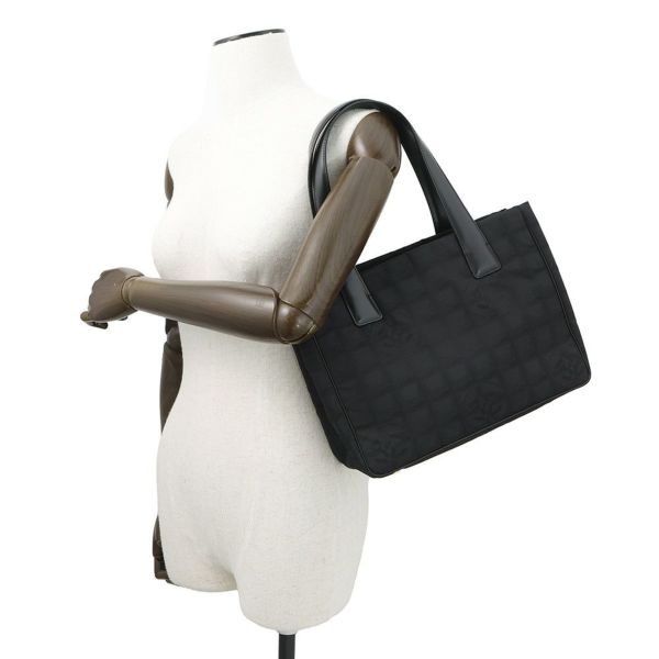 シャネル トートバッグ ココマーク ニュートラベルライン トートPM A20457 CHANEL 黒