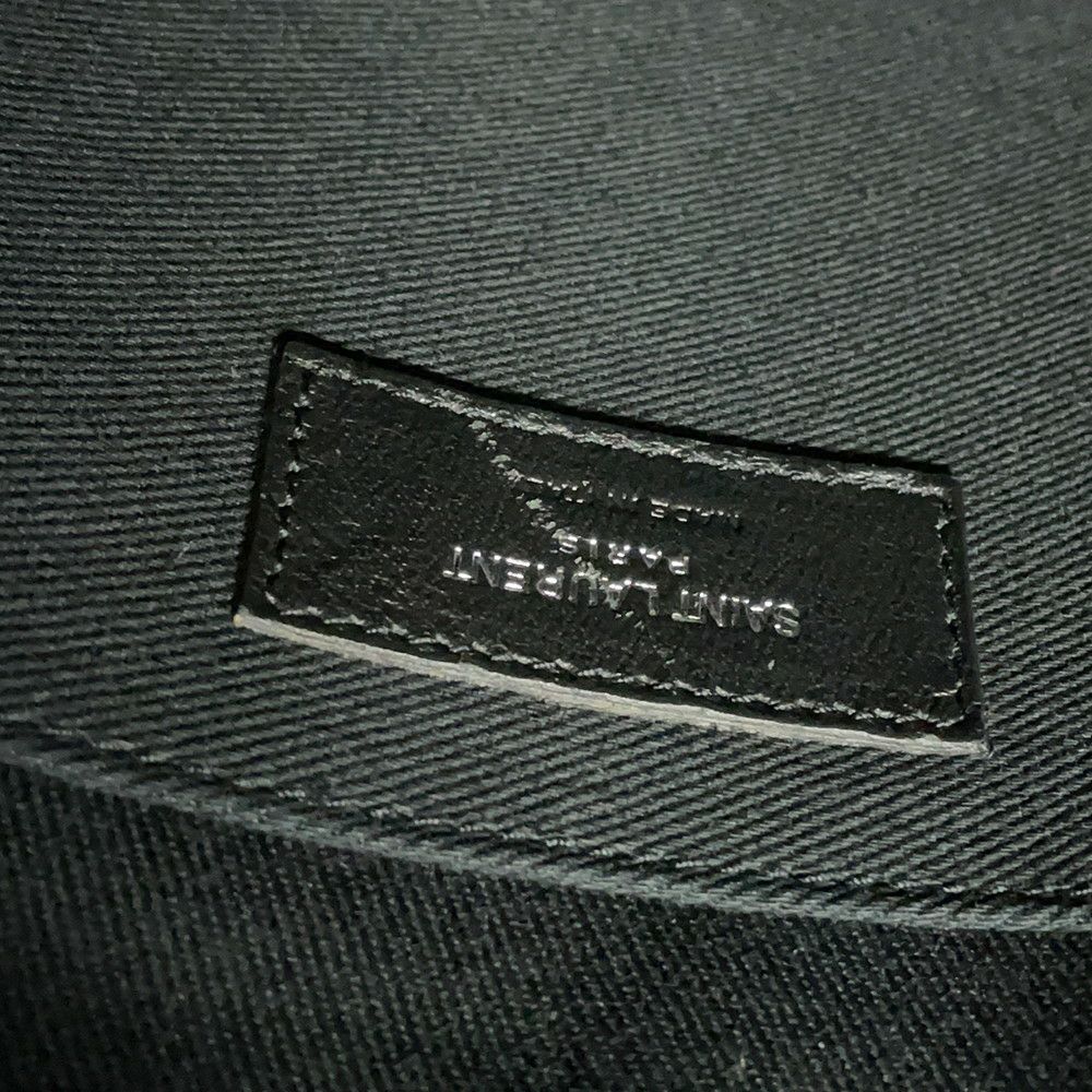 サンローランパリ ハンドバッグ ノースサウス サックドジュール スープル クロコ型押しレザー 480583 2way 黒