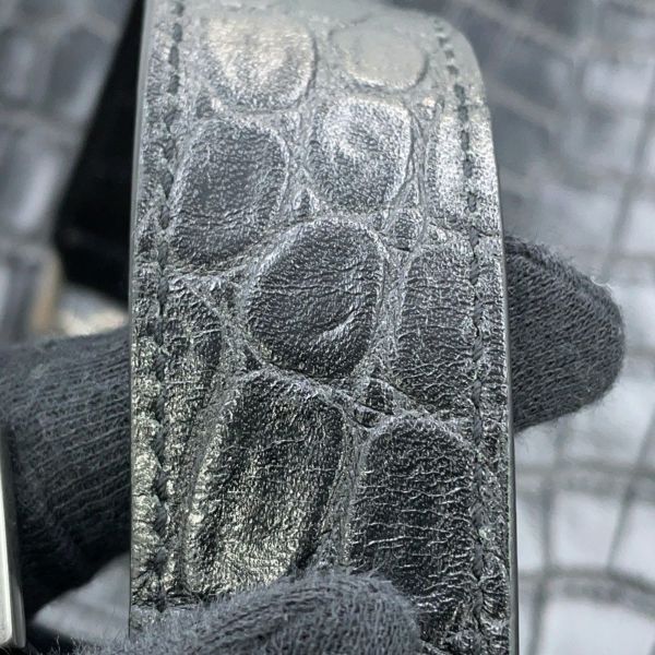 サンローランパリ ハンドバッグ ノースサウス サックドジュール スープル クロコ型押しレザー 480583 2way 黒