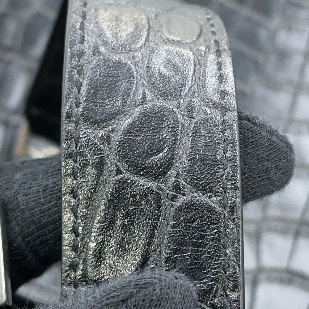 サンローランパリ ハンドバッグ ノースサウス サックドジュール スープル クロコ型押しレザー 480583 2way 黒