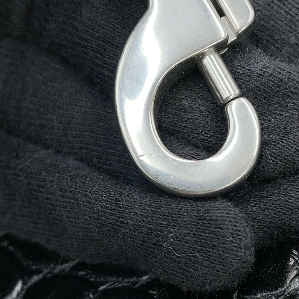 サンローランパリ ハンドバッグ ノースサウス サックドジュール スープル クロコ型押しレザー 480583 2way 黒