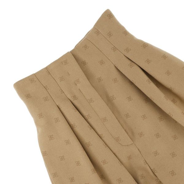 フェンディ パンツ FFカリグラフィ フレアショートパンツ レディースサイズ36 FR6336 FENDI