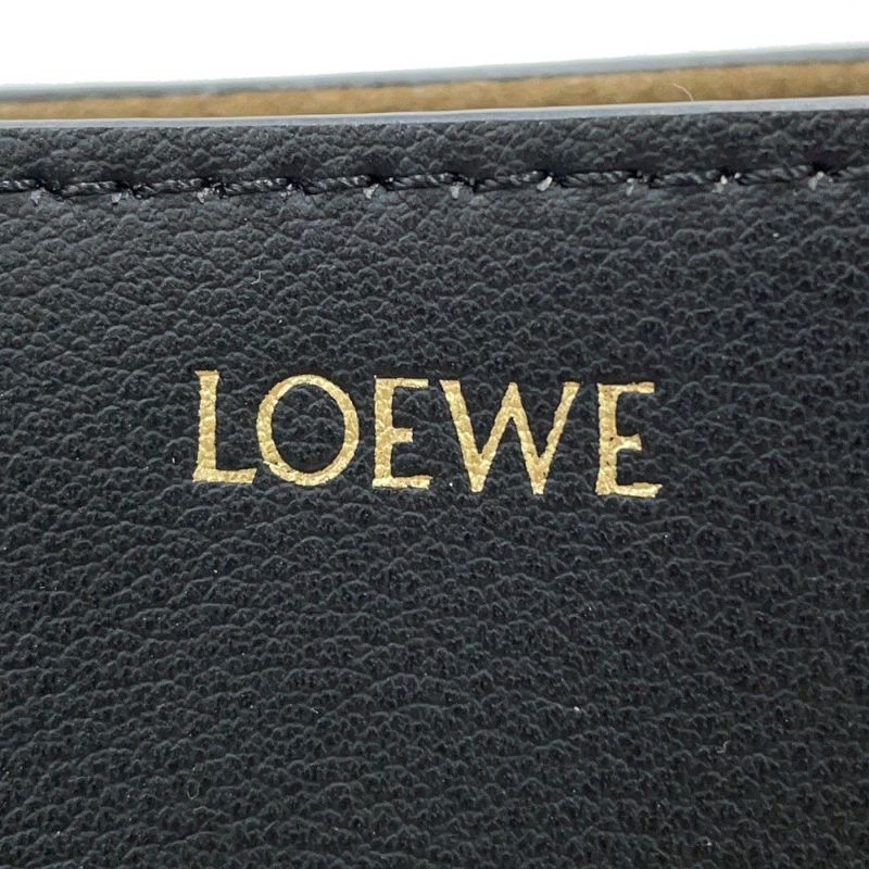 ロエベ ハンドバッグ パズルフォルド ミニトート A657V25X01 LOEWE 2way 黒