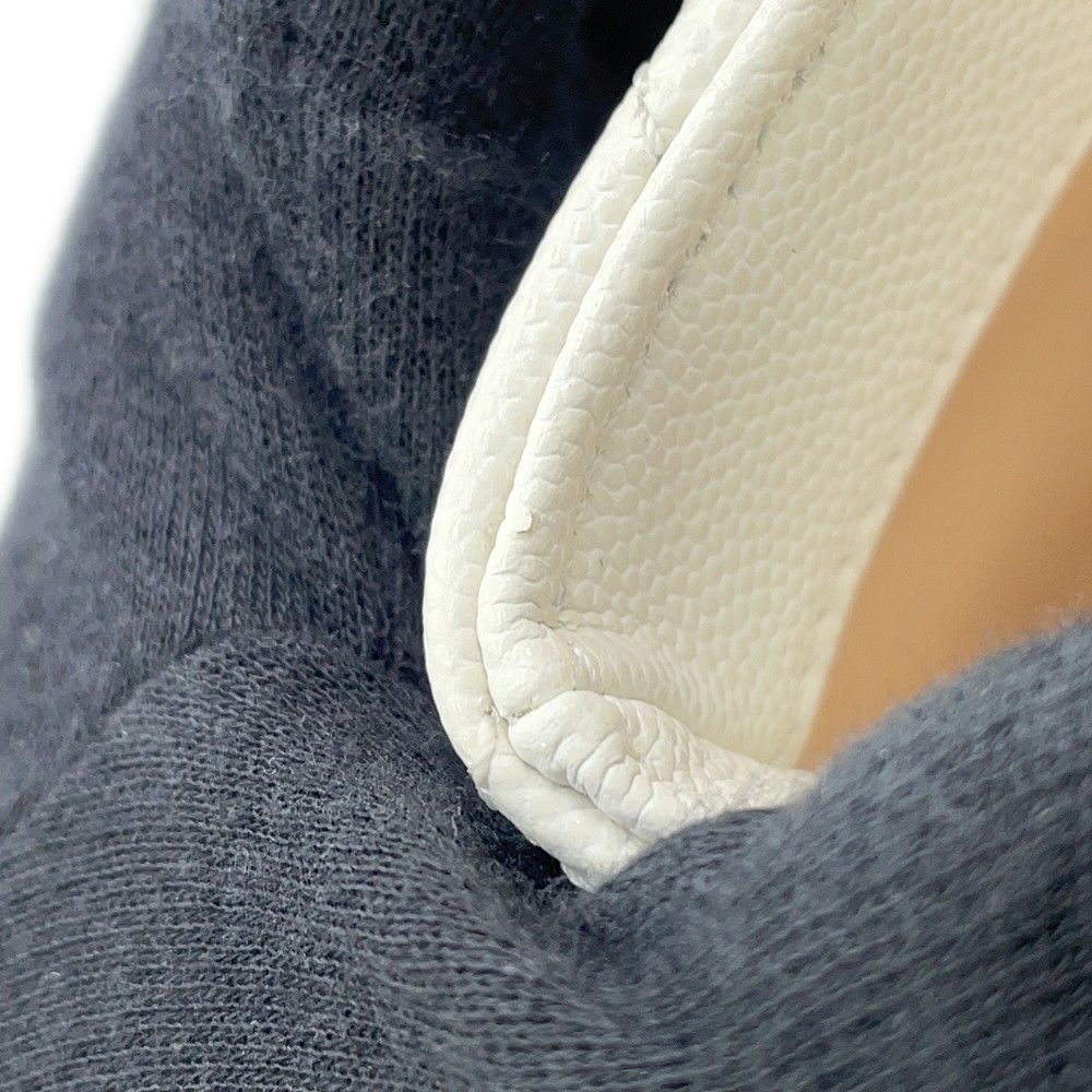 シャネル ハンドバッグ マトラッセ ココマーク ココハンドル キャビアスキン A92990 CHANEL 2way 白