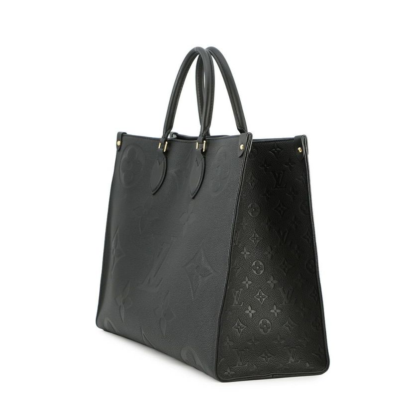 ルイヴィトン トートバッグ モノグラム・アンプラント オンザゴー GM M44925 ヴィトン バッグ 2way ショルダーバッグ 黒 ブラック